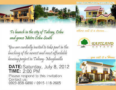 Pre-selling Property House and Lot in Talisay City Cebu December 2012