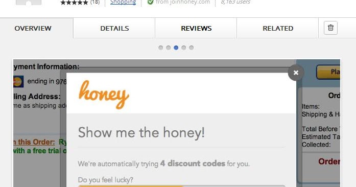 Beautiful Incentives: Chrome Add on-The Honey extension ...