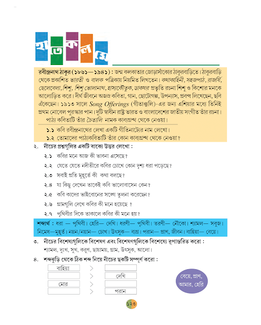 ধরাতল | রবীন্দ্রনাথ ঠাকুর | ষষ্ঠ শ্রেণীর বাংলা | WB Class 6 Bengali