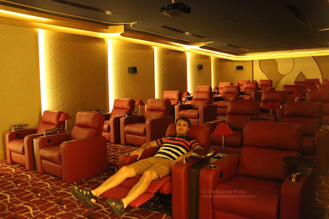 Private Theater with 24 Recliner seats