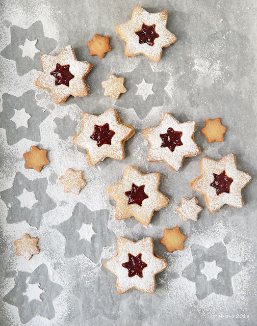 Linzer cookies Martha Stewart