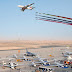 Emirates Airbus A380-800 Being Chased By Al Furan Jet Team