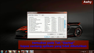 Cara Terbaik Mempercepat Kinerja Komputer/Laptop Pada Windows 7