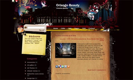 Orlando-Beauty-Blogger-Template