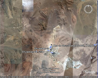 Chuquicamata copper mine - Chile google earth view gallery 