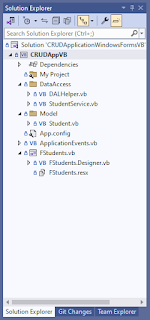 Windows Forms CRUD (Create/Update/Delete) Application In .NET Core And Visual Basic