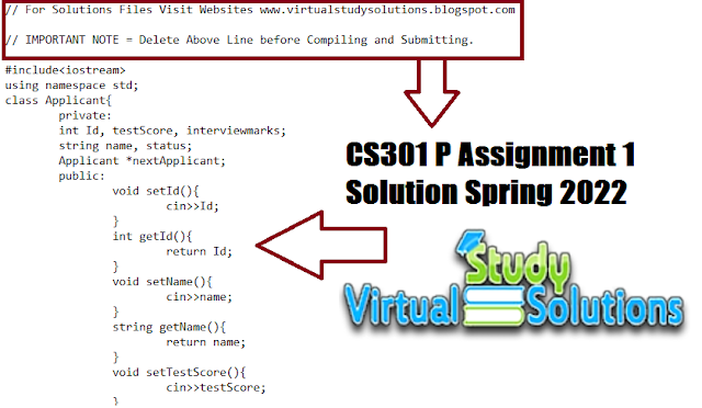 CS301P Practical Assignment 1 Solution Code Preview Spring 2022