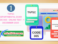 KALVISOLAI TNPSC DEPARTMENTAL EXAM ONLINE TEST SERIES 2021