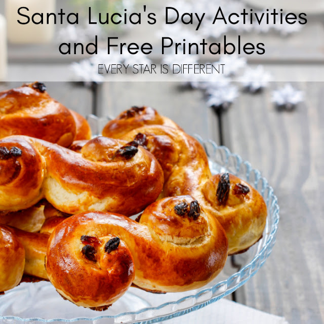 Santa Lucia's Day Activities and Free Printables