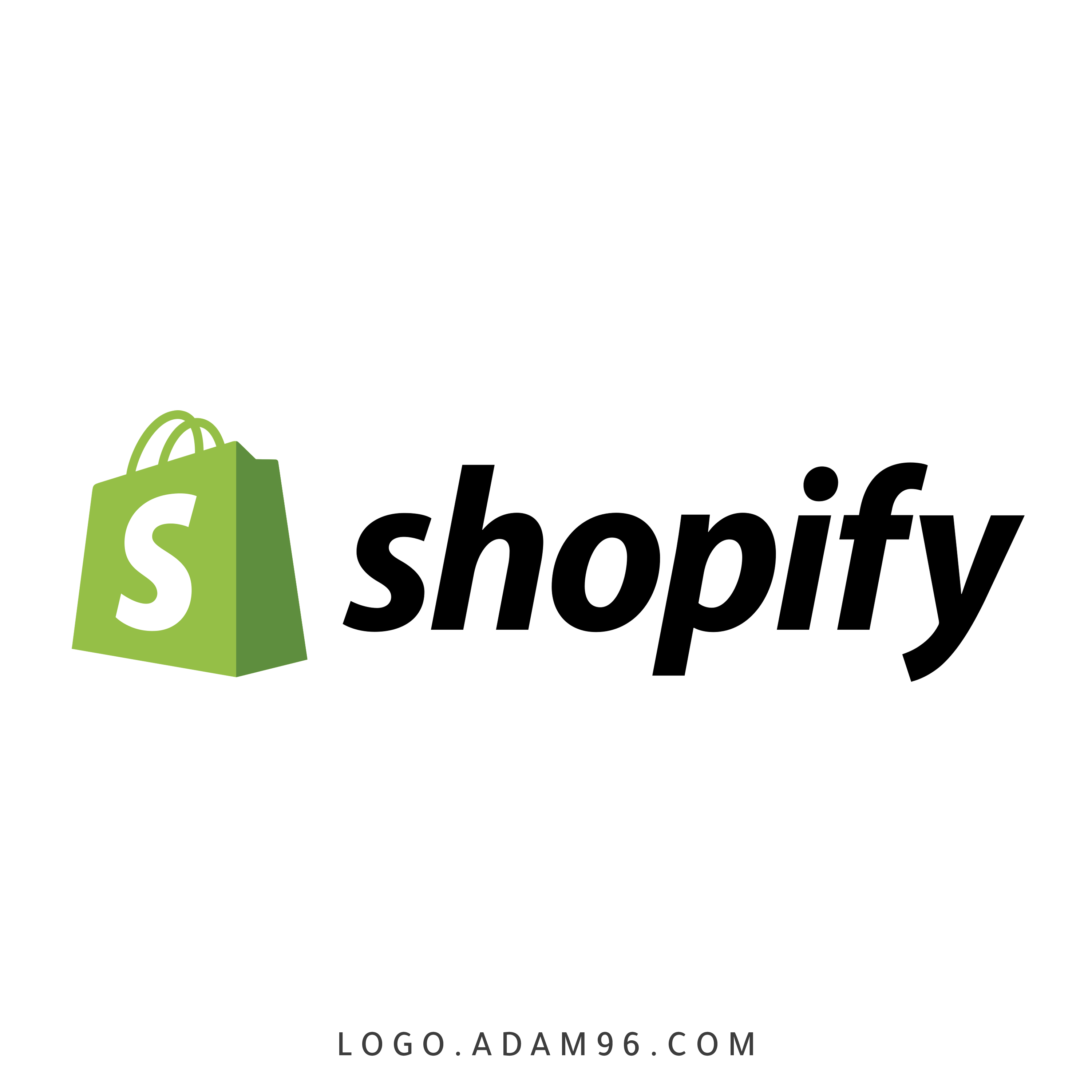 تحميل شعار موقع Shopify لوجو شفاف PNG