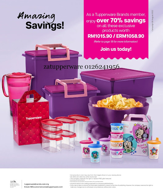 Tupperware Catalog 1st - 31st August 2022