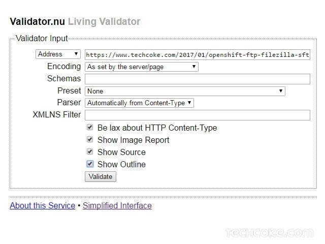 Validator.nu (X)HTML5 網頁 HTML/XHTML 線上驗證器_107