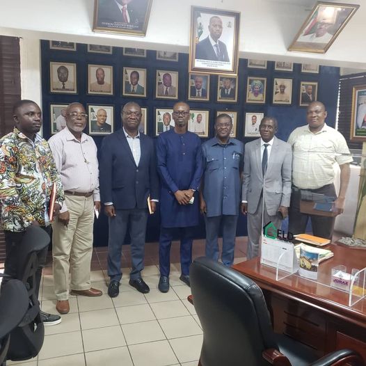 Executives of Nigerian Institute of Civil Engineers visit new Rivers State commissioner for works 