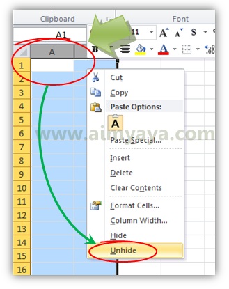  kadang kita perlu melihat atau menampilkan kembali isi kolom atau baris tersebut Ahli Matematika Cara Menampilkan Kolom/Baris Excel yang Disembunyikan(hidden)