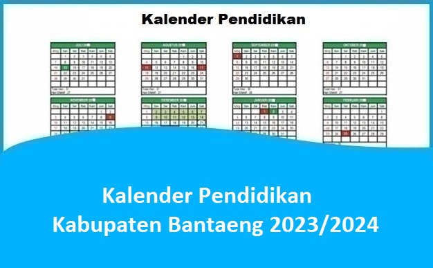 Kalender Pendidikan Kabupaten Bantaeng 2023/2024