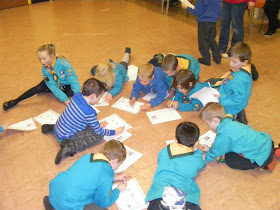 beaver scouts church hall floor