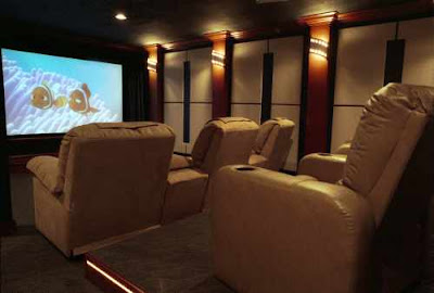 luxuary home theater decorate ideas