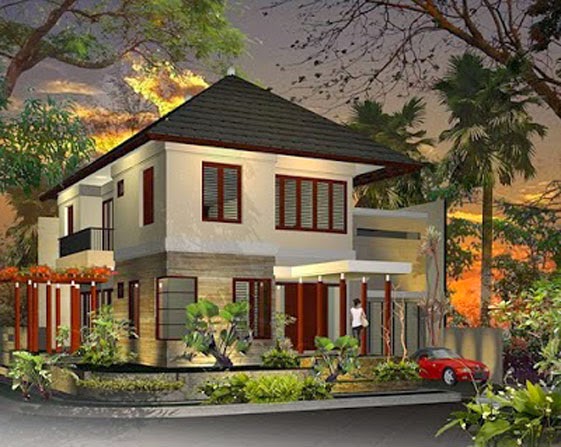 Contoh Gambar Desain Rumah Mewah Keren Blog Interior 