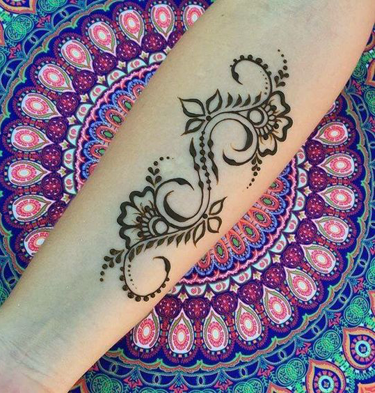 S Letter Mehndi Images Cute Mehndi Design