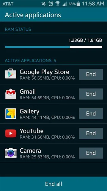 RAM ACTIVITY