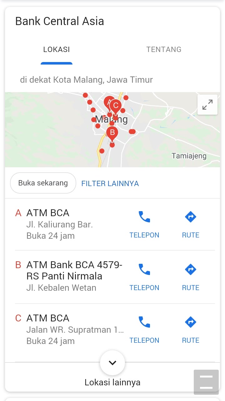 ATM BCA Terdekat Dari Lokasi Saya