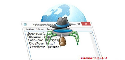 imagen del archivo robots.txt