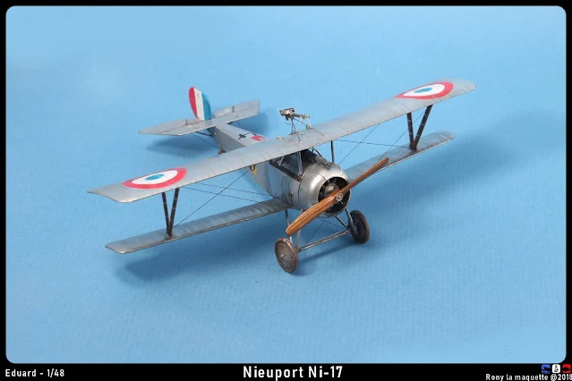 Maquette du Nieuport Ni-17 d'Eduard au 1/48.