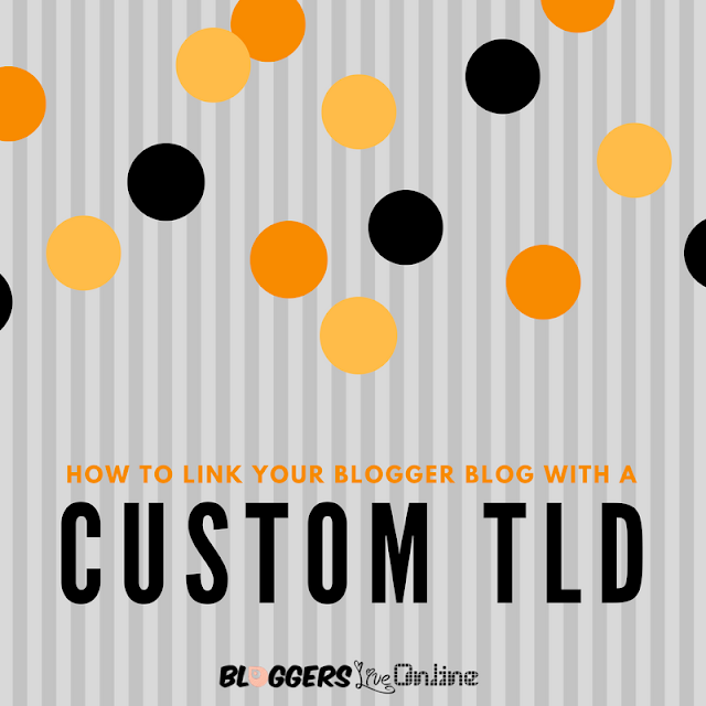 How to link a blogger blog with a custom TLD domain