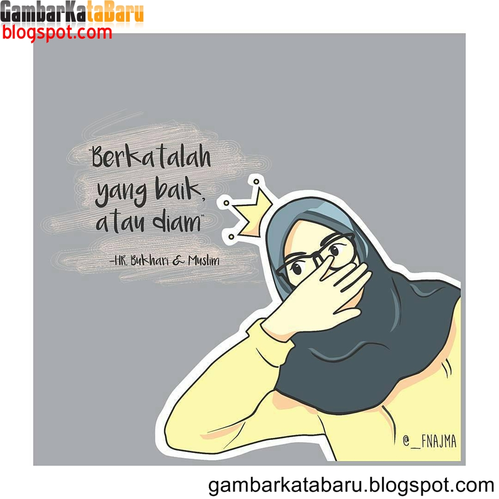 Kumpulan Gambar Kartun Muslimah Dengan Kata Kata Kantor Meme
