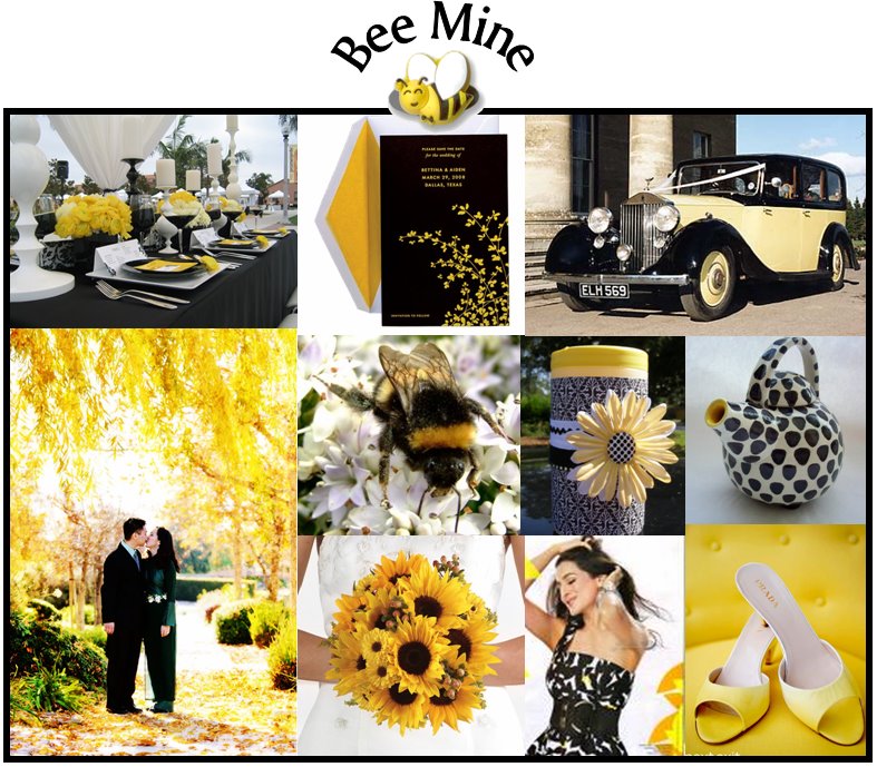 Black and Yellow Wedding