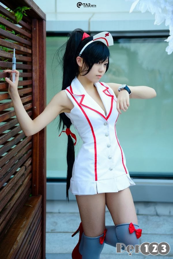 1312 03 hinh9 Cosplay Akali y tá ngực khủng siêu gợi cảm