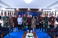 Pangkoopsud II Terima Audiensi Ketua Badan Kerja Sama Gereja-gereja (BKSG) Kota Makassar