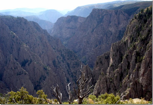 black Canyon view from Tomichi Point