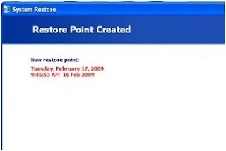 Mengaktifkan (backup) system restore windows