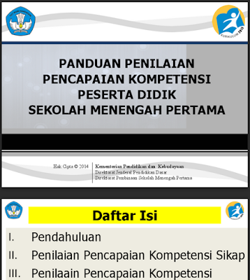 Panduan Penilaian Raport untuk  sistem pembelajaran Kurikulum 2013