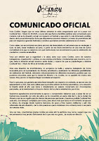 Comunicado situación Cooltural Fest 2020