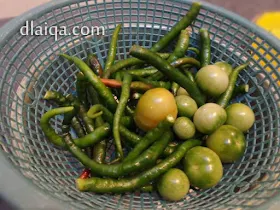 cabe hijau keriting dan rampai