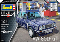 Revell 1/24 VW Golf GTI 'Builders Choice' (07673) Color Guide & Paint Conversion Chart