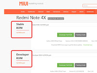 Perbedaan ROM Stable dan ROM Developer Xiaomi