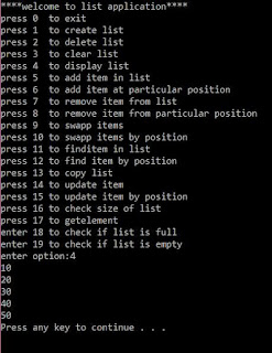 array code simple project eample
