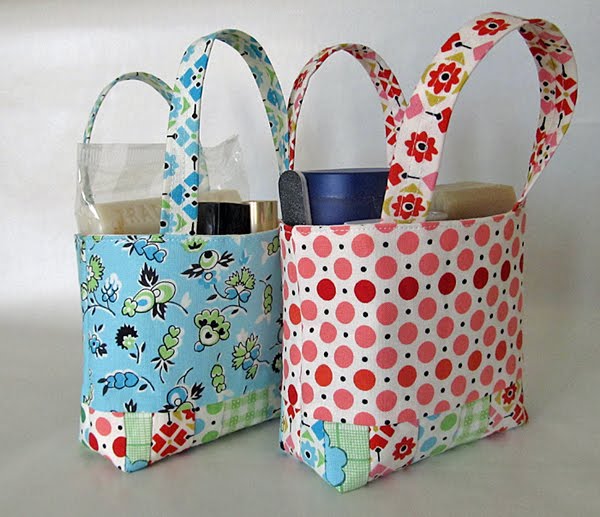 small fabric gift bags