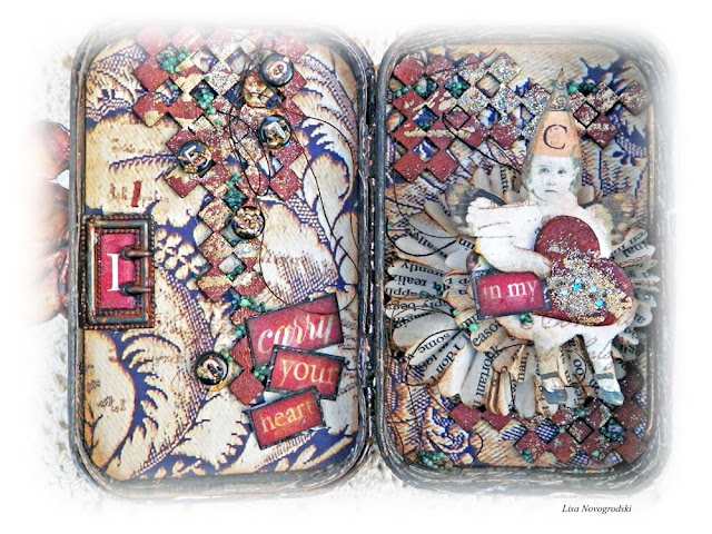 Altered Altoid Tin by Lisa Novogrodski for the Scraps of Darkness Online Store