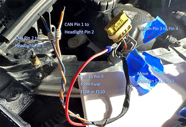 Code MB Headlights from Halogen to LED 2