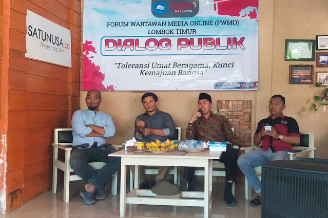 Dialog publik lintas agama, FWMO Lotim ajak masyarakat jaga semangat toleransi