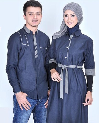 30 Contoh Model Baju Muslim Couple Terbaru 2019