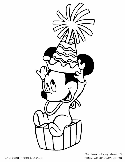 Free Printable Disney Christmas Coloring Pages 4