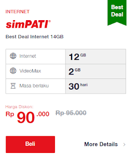 Paket best deal telkomsel simpati