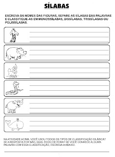 ATIVIDADES DE PORTUGUÊS PARA 3° ANO GRAMÁTICA INFANTIL