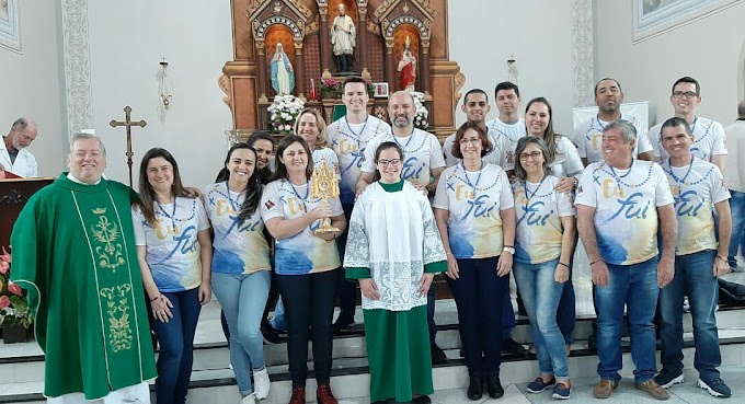 CAMPISTAS DA GRANDE FLORIANÓPOLIS VISITAM O SANTUÁRIO DE ALBERTINA