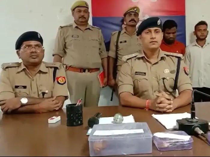 मिर्जापुर पुलिस ने 2 बदमाशों को किया गिरफ्तार खेत में सोना मिलने की बात कह कर लोगों से करते थे ठगी 